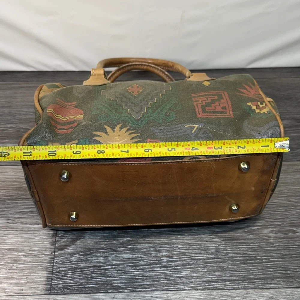 Vintage ORVIS Green and Brown Women's Bag